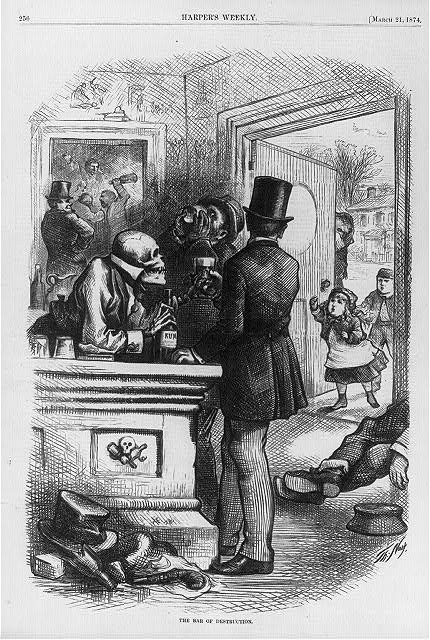 Temperance Images from the 1800s